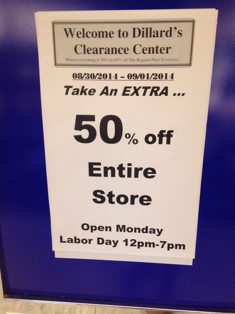 Dillard’s Clearance Center 10 Photos Discount Store 1435 W