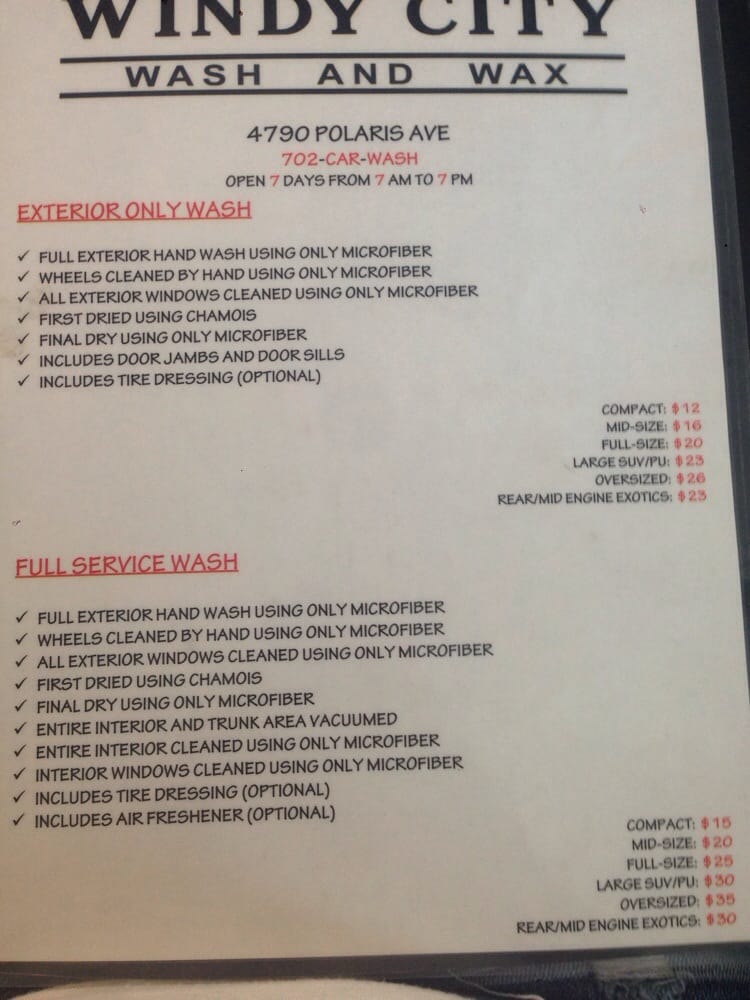 Windy City Wash and Wax 135 Photos Car Wash Las