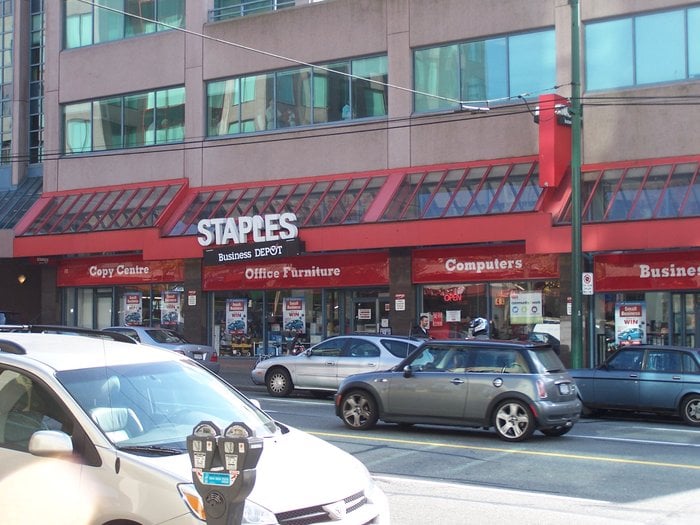 Staples Office Equipment Fairview Slopes Vancouver, BC Reviews