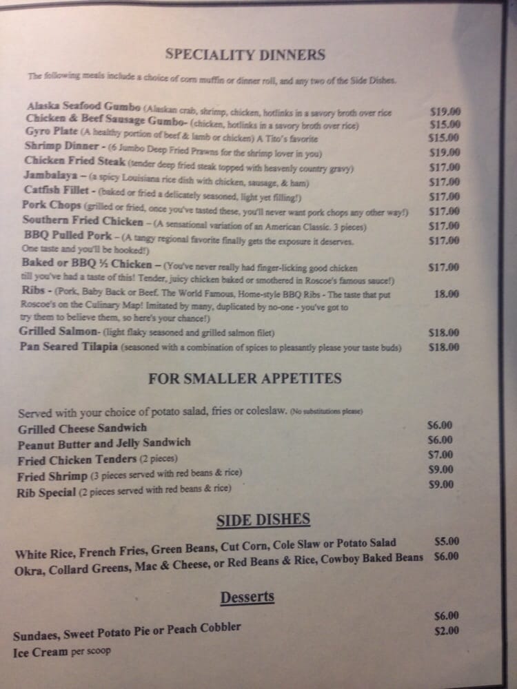 Roscoe’s Catfish & BBQ 20 Photos Soul Food Anchorage, AK