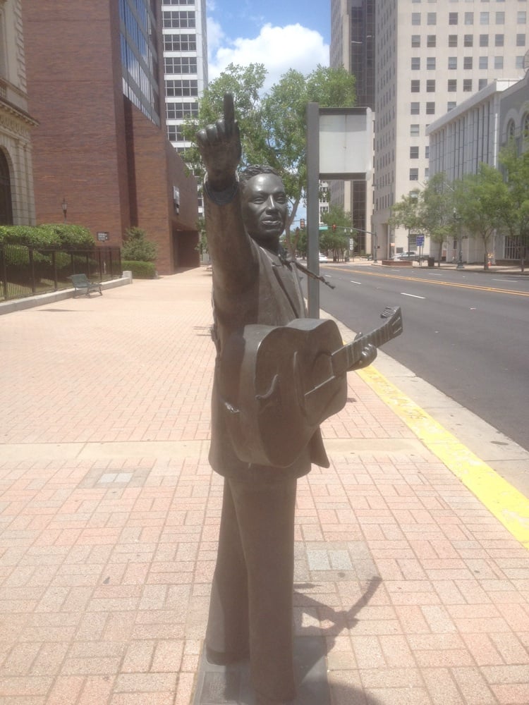Huddie William “Lead Belly” Ledbetter Statue Landmarks & Historical