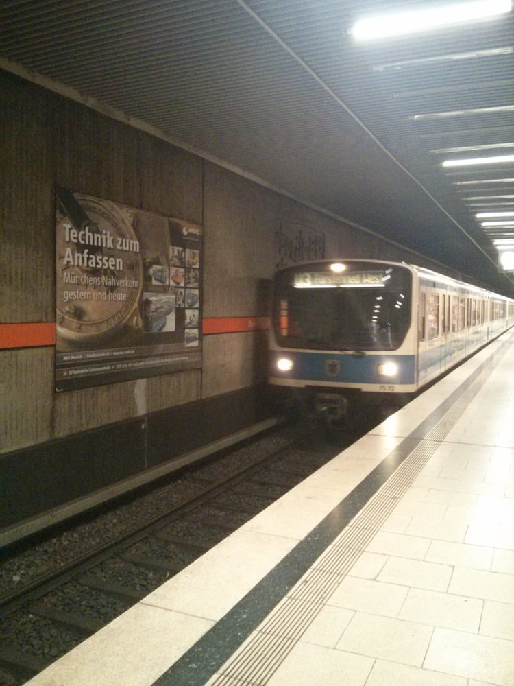 UBahnhof Bonner Platz Train Stations SchwabingWest Munich