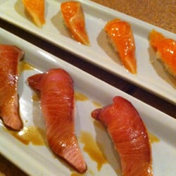 Arctic Char and fatty hamachi