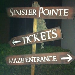 Sinister Pointe Haunted Attractions logo