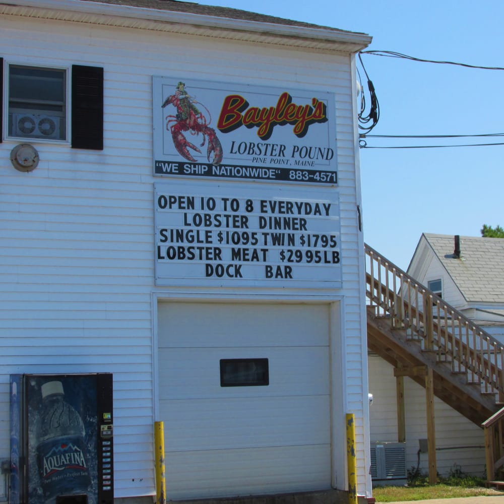 Bayley’s Lobster Pound Seafood Markets Scarborough, ME Yelp