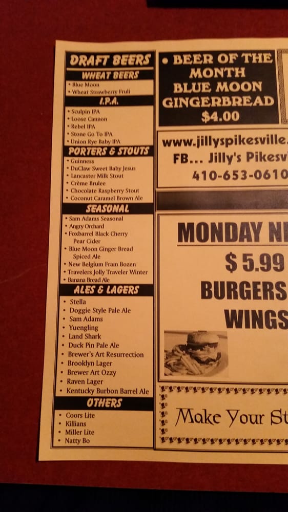 Jilly’s 14 Photos American (Traditional) Pikesville, MD Reviews