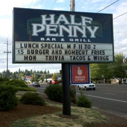Halftime+Bar+and+Grill+Salem Half Penny Bar & Grill - Sign as seen from Commercial Street. - Salem ...