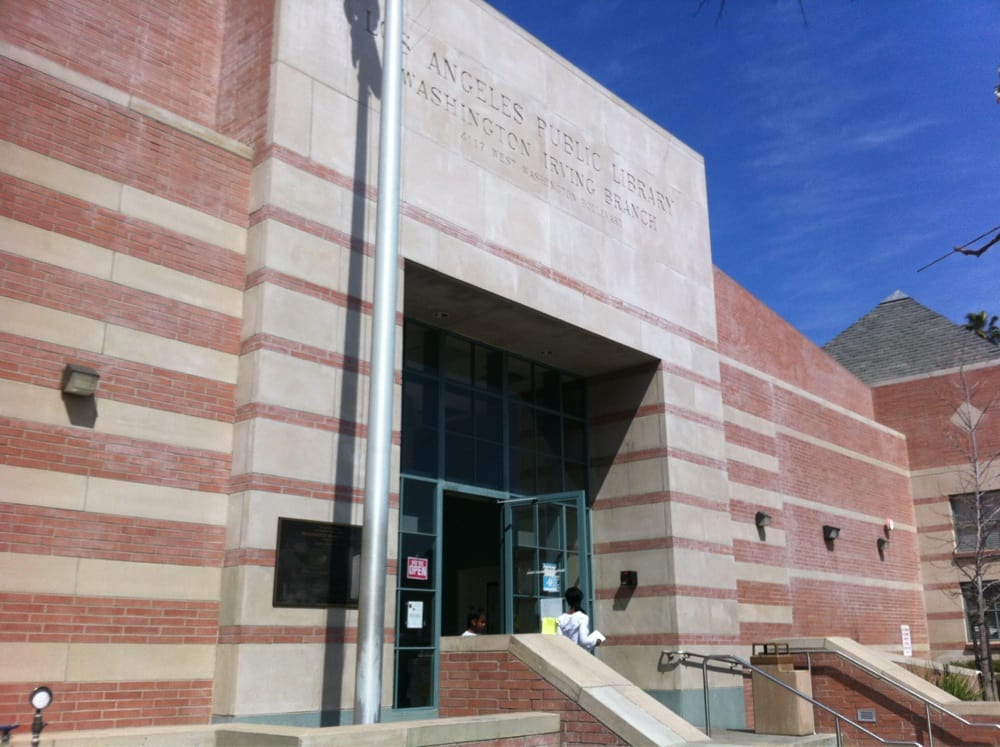 Los Angeles Public Library Washington Irving Branch Libraries
