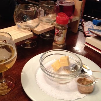 Bierbrasserie Cambrinus - Bruges, West-Vlaanderen, Belgium. Cheese is o.k., but wouldn't recommend the Cambrinus beer tasting.