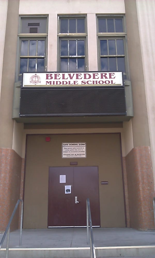 Belvedere Jr High School Elementary Schools East Los Angeles Los