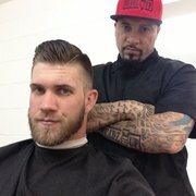 Headz Up Barber Shop Inc - Hialeah, FL, ?tats-Unis. Bryce Harper from ...