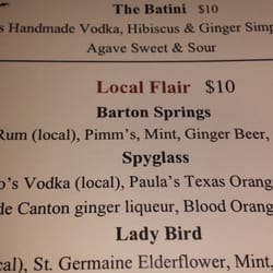 Driskill Bar - The Barton Springs was very refreshing. Loved the mint and ginger beer mix. - Austin, TX, United States