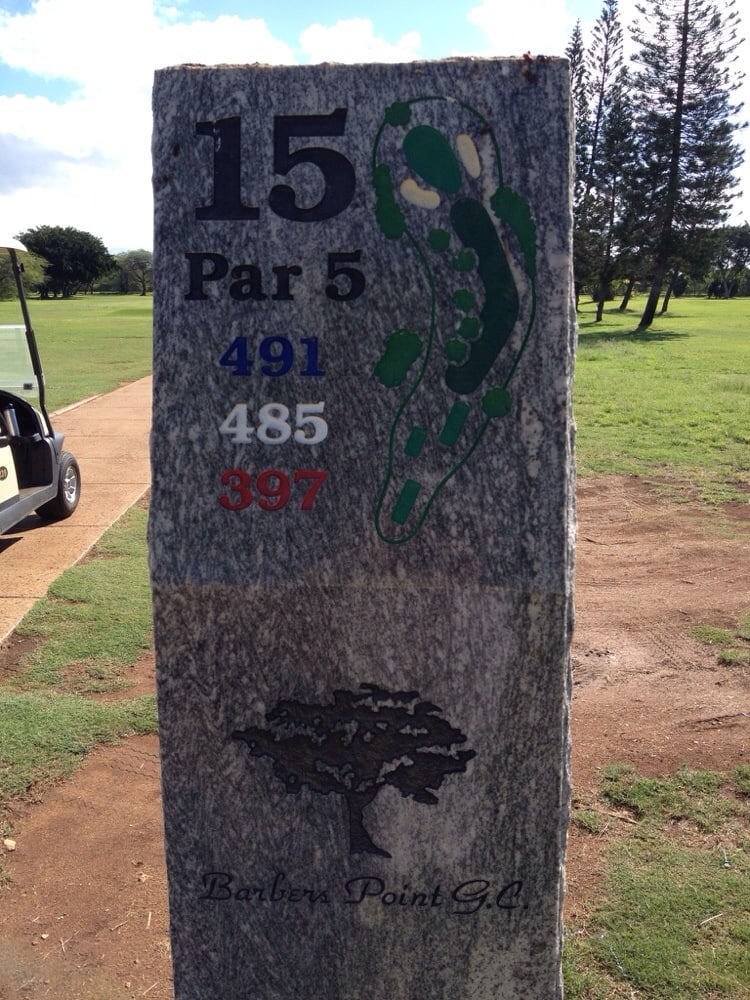 Barbers Point Golf Course - Kapolei, HI, United States. Dogleg layout ...