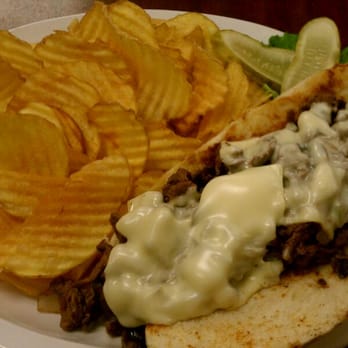 Moapa Paiute Travel Plaza - Gangster size Philly w/ freshly made potato chips SUN!!! - Moapa, NV, United States