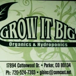 Grow It Big Organics & Hydroponics logo