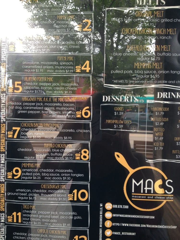 MACS Macaroni And Cheese Shop 187 Photos American (New