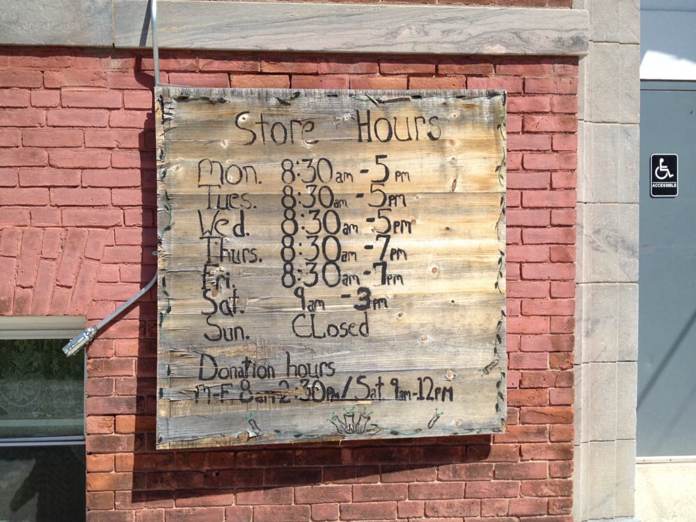 Open Door Mission Thrift Shop Thrift Stores 31 Park St Rutland