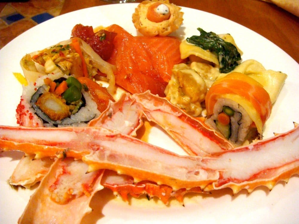 King Crab Legs plus sushi Yelp