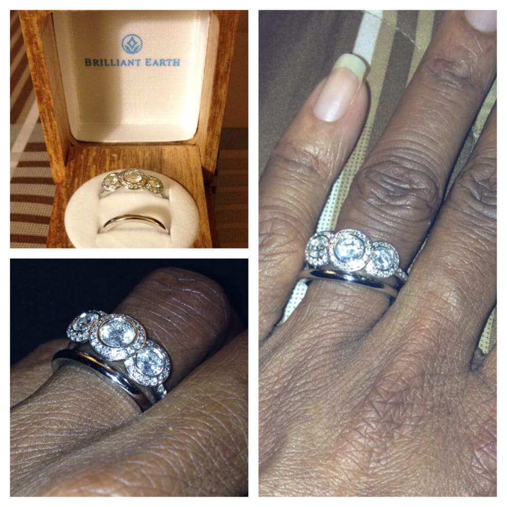 Vintage engagement rings brilliant earth