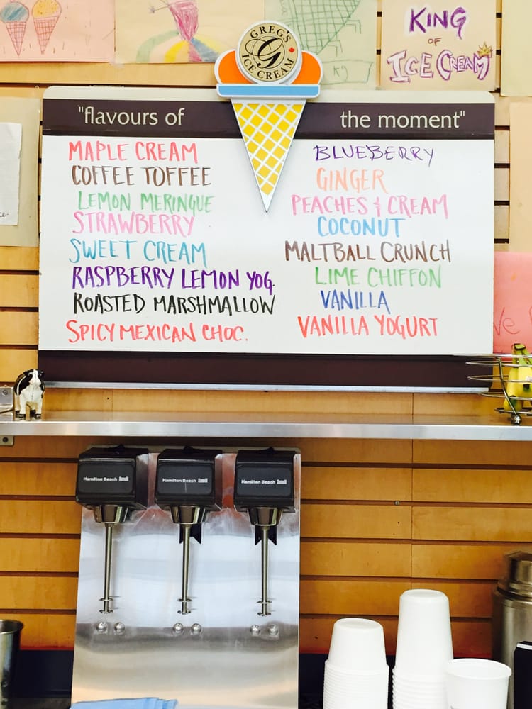 Greg’s Ice Cream Ice Cream & Frozen Yogurt Downtown Core Toronto