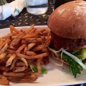 Farmhouse - Chicago, IL, United States. Veggie Burger with Fries