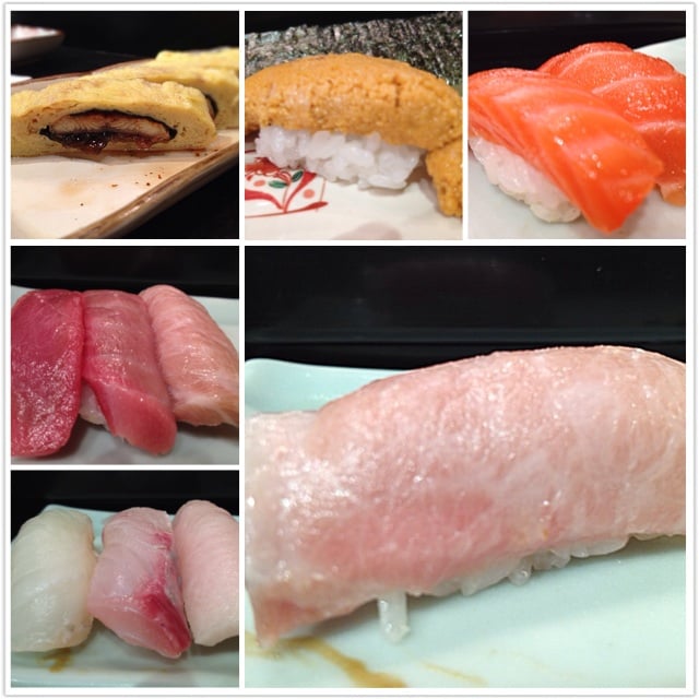 Sushi Kei - Omakase Part 1: Unagi Tamago, Uni, Ocean Trout, Sake, Tuna, Chu-Toro, O-Toro, Halibut, Amberjack & Yellowtail - Millbrae, CA, United States