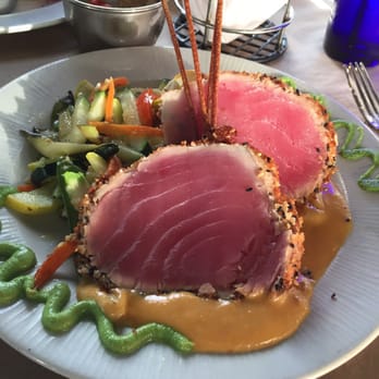 grill sea snapper wasabi tuna sesame pete beach st fl