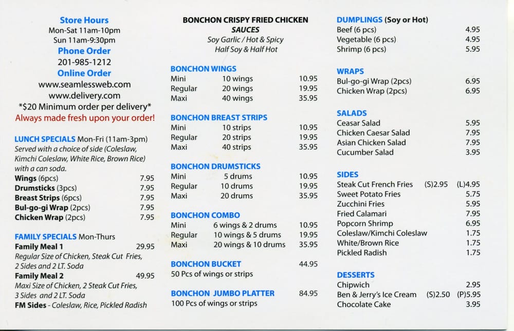 Bonchon Jersey City Phone Number Bonchon Jersey City Phone Number