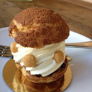 Chocolate vanilla choux