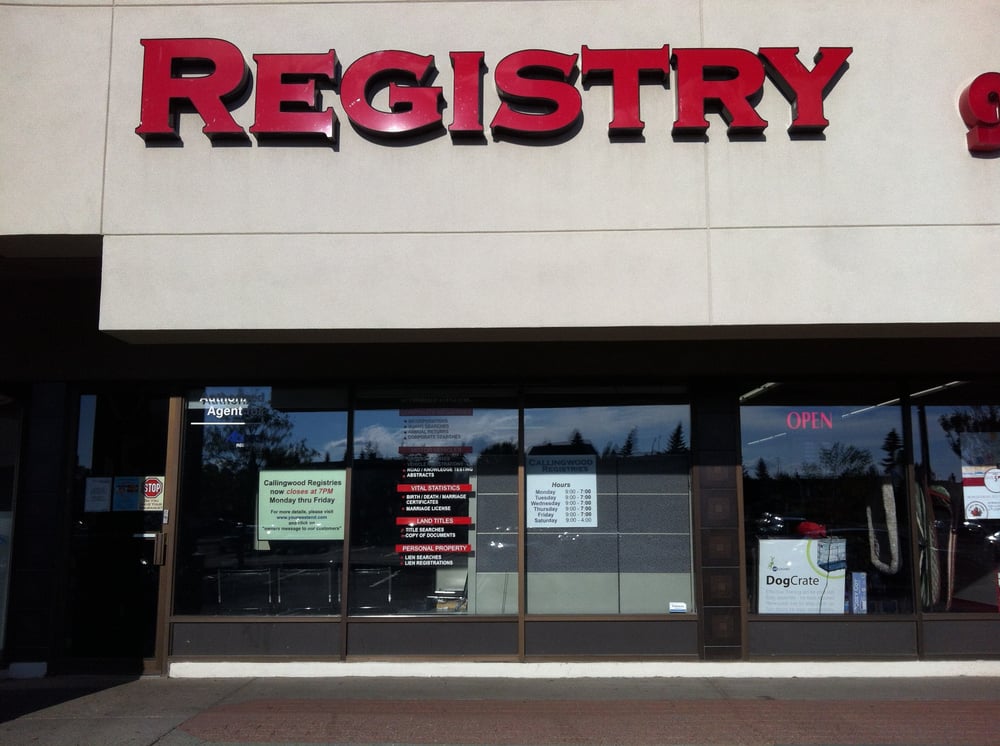 Callingwood Registries Professional Services Edmonton, AB Reviews
