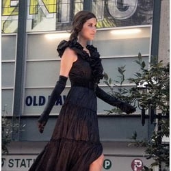 Ladies Dresses Store 2014 Fashion Velvet Beading Decorative Bateau Women Evening Dresses Deep V Back Elastic Waist Clothes E8747