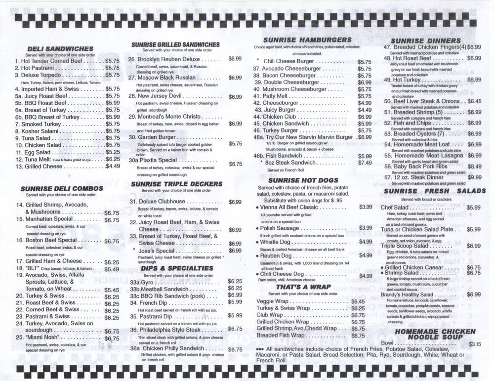 Photos for Sunrise Deli Yelp