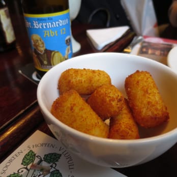 Bierbrasserie Cambrinus - Bruges, West-Vlaanderen, Belgium. Potatoes