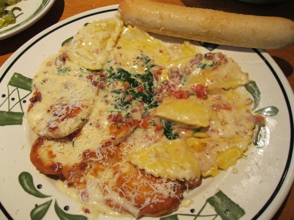 olive garden olathe carbonara ravioli with chicken yelp olive garden olathe carbonara ravioli with chicken yelp