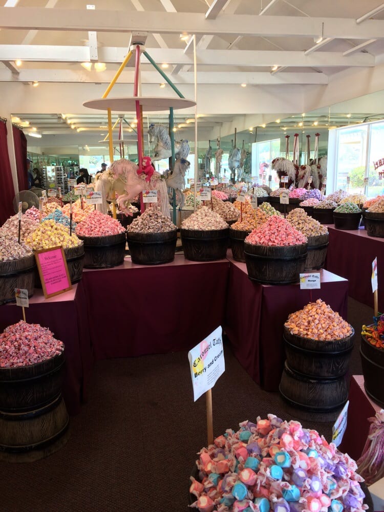 Carousel Taffy Candy Stores Morro Bay, CA Yelp