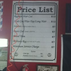 One Stop Barber Shop - Prices - Oceanside, CA, United States
