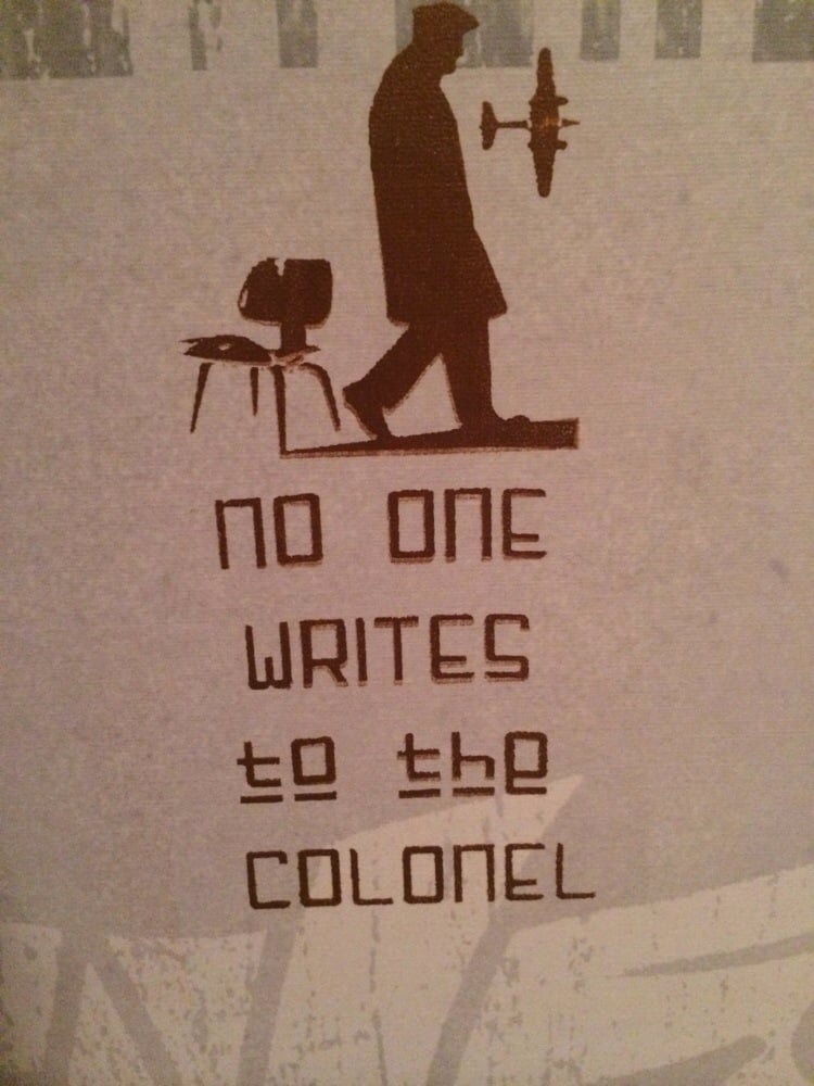 No one writes to the colonel essay