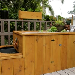 Good Karma Aquaponics - Encinitas, CA, United States. Aquaponic deck