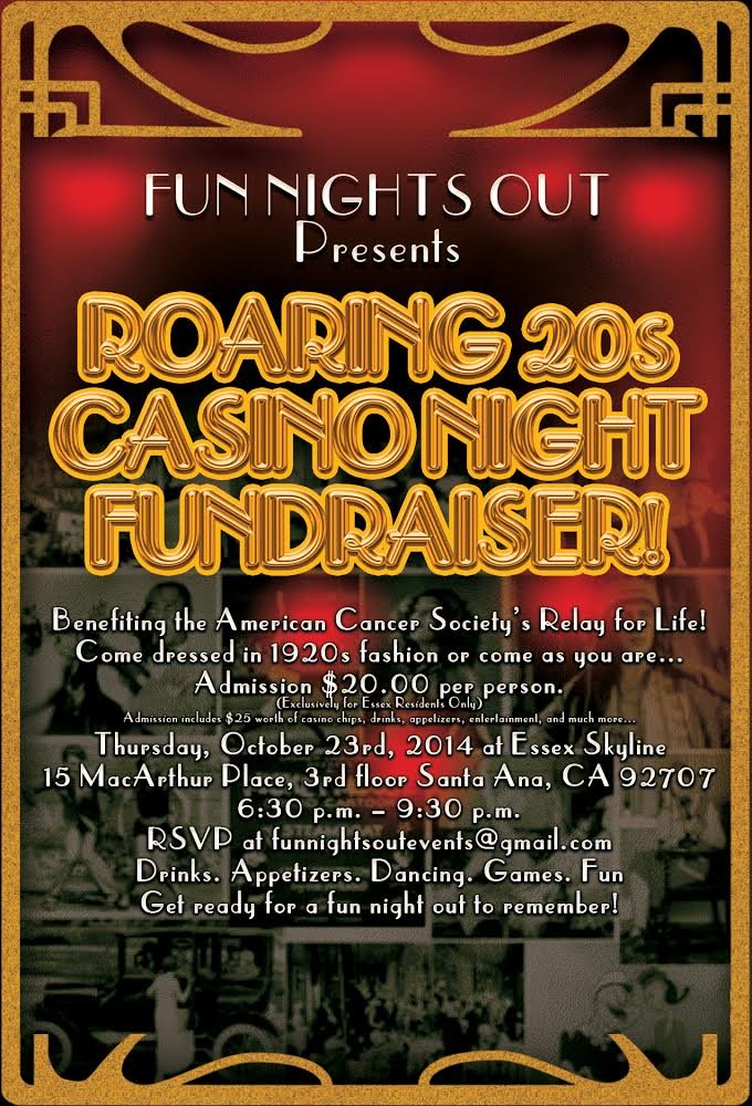 Casino night fundraiser orange county