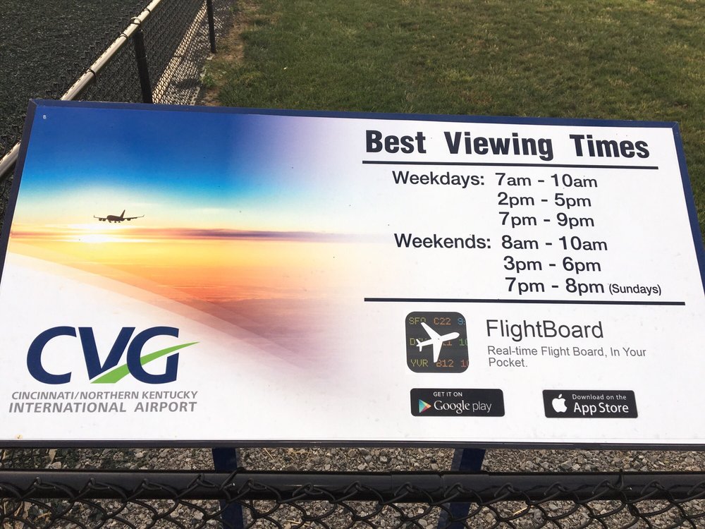 CVG Airplane Viewing Area Playgrounds Airport Viewing Access Rd