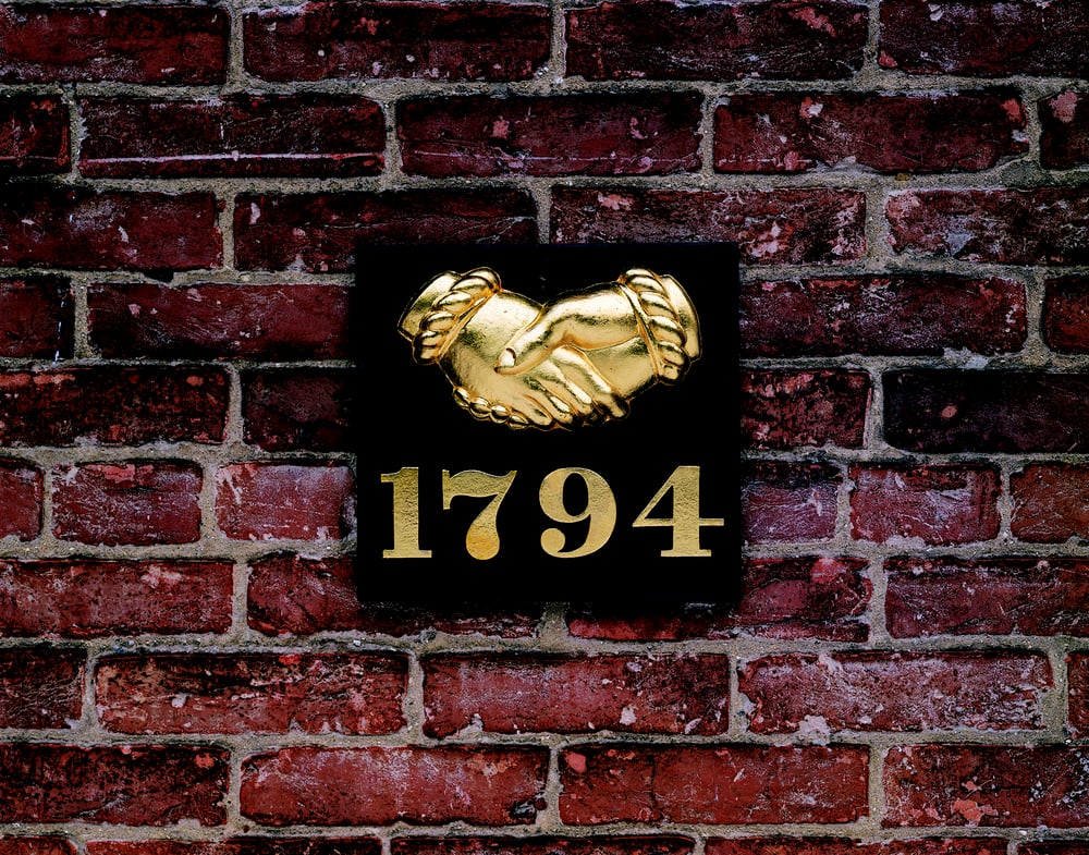 Baltimore Equitable Insurance�s fire mark. Fire marks were Baltimore Equitable Insurance�s fire mark. Fire marks were