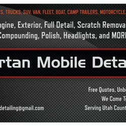 spartan mobile detailing closed auto detailing spanish fork auto detailing business cards