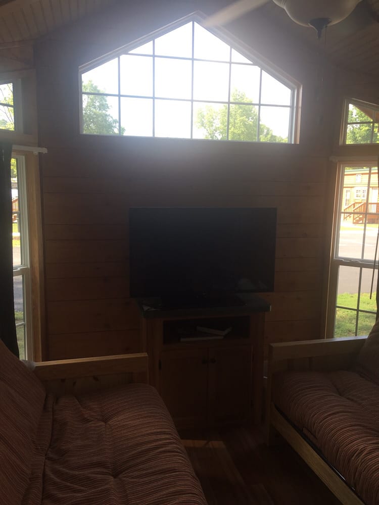 Camp Wilderness Cabin Living Room Yelp