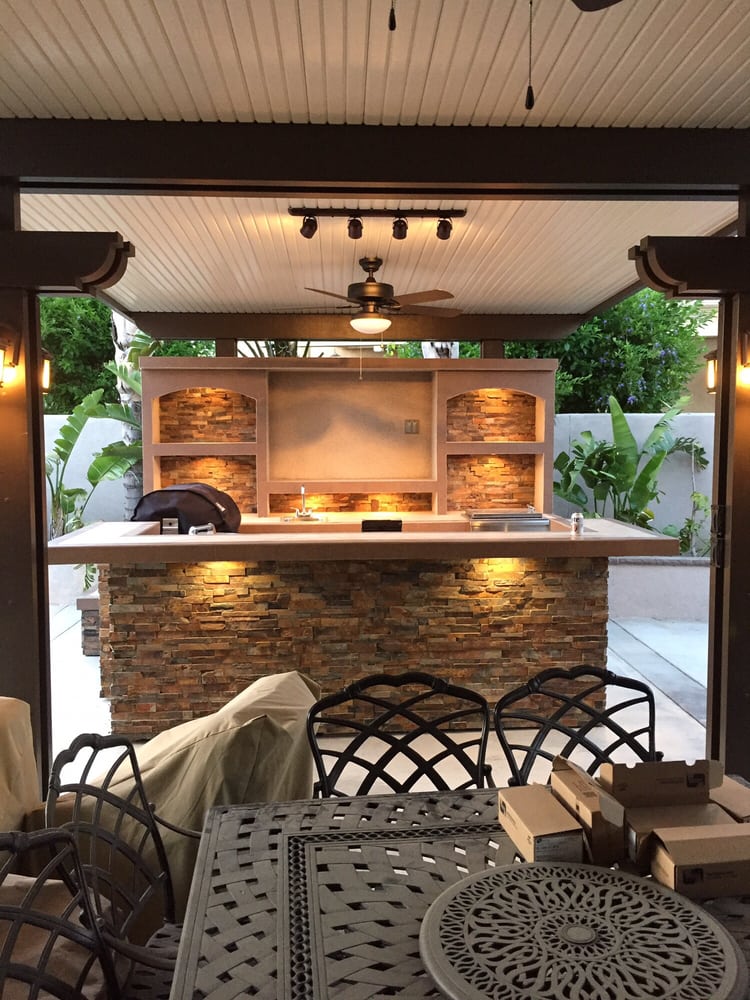 Our Bbq U Shaped Kitchen Island Yelp Photo Of Tropic Touch Bbq Islands Palapas Riverside Ca United States