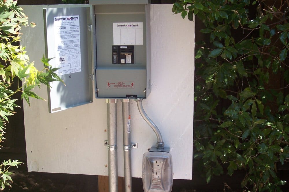 A Hot Tub subpanel with a GFI breaker. This is required for all hot tub installations. Yelp A Hot Tub subpanel with a GFI breaker. This is required for all hot tub installations. Yelp