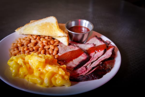 Photo of Marshall's Bar-B-Q - Farmers Branch, TX, United States. YUMMY! Yes dinner please!