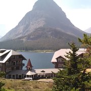 Many Glacier Hotel 62 Photos Reviews Hotels Highway 8 Sunset 9 Photo Of Many Glacier Hotel Swiftcur Lake Mt United States View