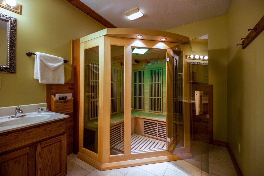 The Sauna In Blackjack Cabin Old Man S Cave Chalets Yelp