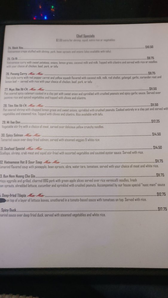 Online Menu of Pho Hong Restaurant, Burlington, Vermont, 05401 Zmenu