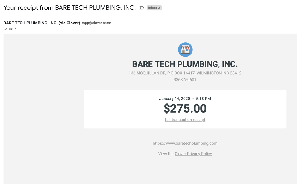Bare Tech Plumbing